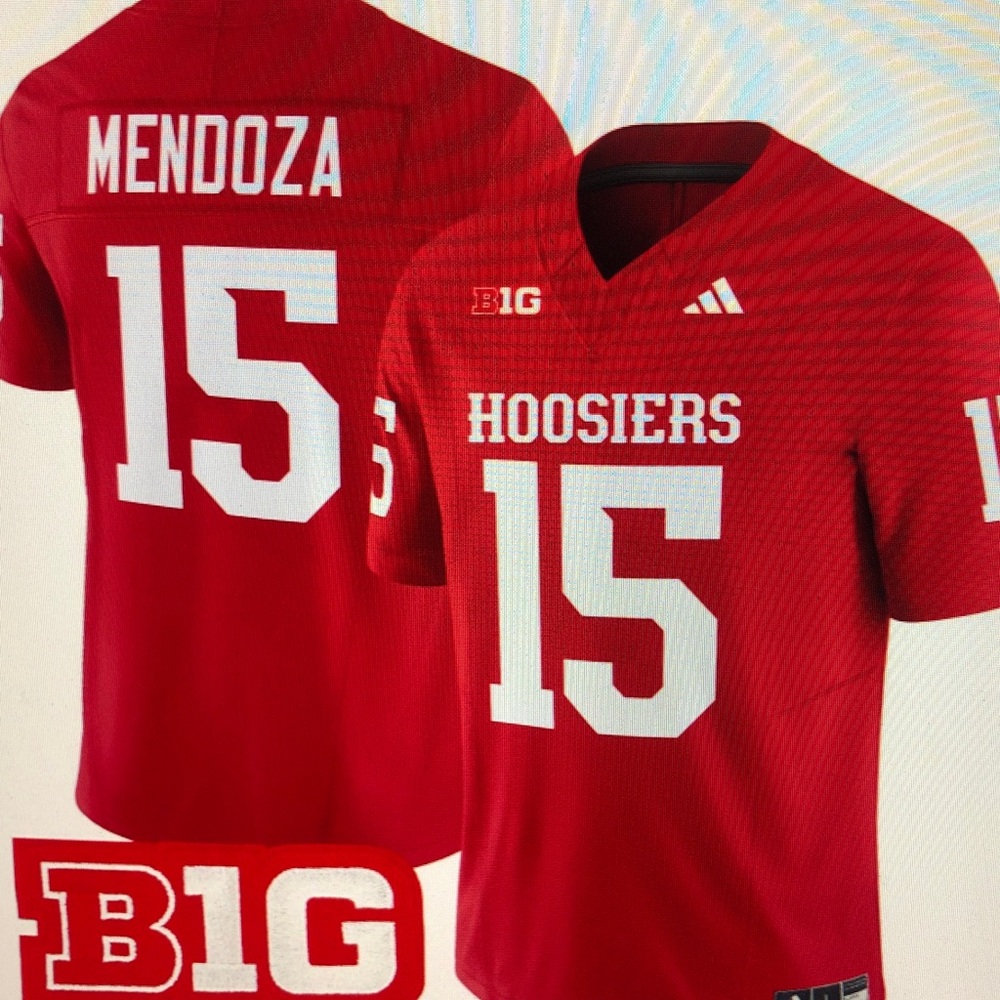 Adidas Red Hoosiers Team Jersey